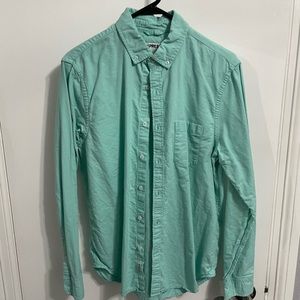 Express Mens Shirt Teal Medium